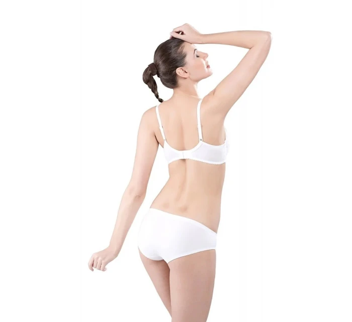 Dámské kalhotky Bonded C6-158 Basic Low Bílá - Hanna Style