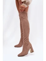 Kozačky na podpatku  model 221898 Step in style