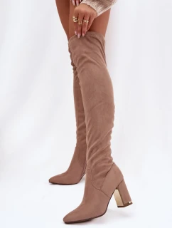 Kozačky na podpatku  model 221898 Step in style