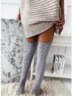Dámské ažurové nadkolenky model 21873355 3741 - Milena Dámské ažurové nadkolenky model 21873355 3741 - Milena