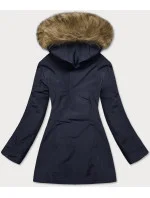 ZIMOWA KURTKA DAMSKA Z  GRANATOWA model 21243444 - LHD