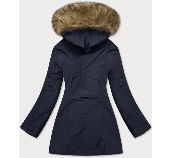 ZIMOWA KURTKA DAMSKA Z  GRANATOWA model 21243444 - LHD