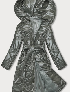 Prošívaná bunda v khaki barvě na model 18846304 - S'WEST