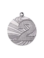 Stříbrná ocelová medaile druhé místo