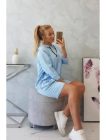 Šaty s kapucí modré Šaty s kapucí modré