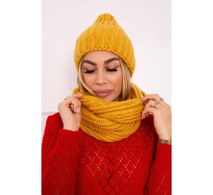 Dámská souprava s tlustým pruhem P100 žlutá Dámská souprava s tlustým pruhem P100 žlutá