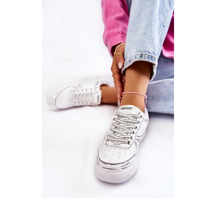 Dámské nízké sportovní boty Bíle Solveig