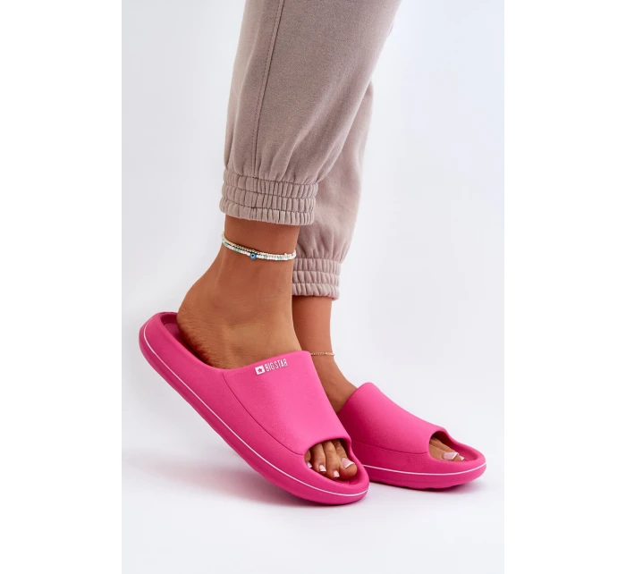 Lehké Dámské Pantofle Big Star NN274A041 Fuksie Lehké Dámské Pantofle Big Star NN274A041 Fuksie