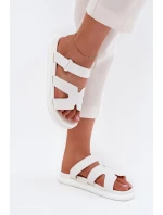 Gumové Dámské Pantofle S Páskem Bílé Tavirae Gumové Dámské Pantofle S Páskem Bílé Tavirae