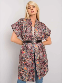 Dámský přehoz DHJ PL 6025A.24X černý a červený