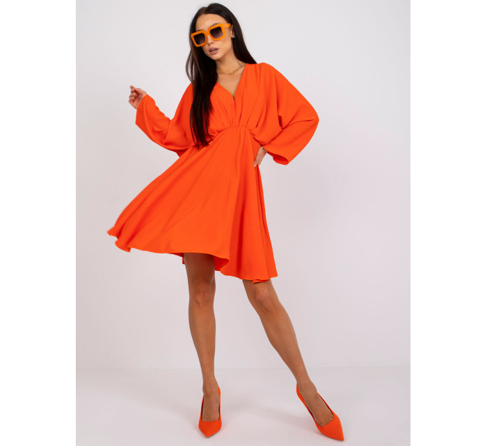 Dámské šaty-DHJ-SK-11981B.19-oranžové