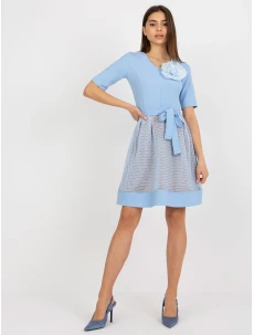 LK SK 506551 šaty.76P světle modrá