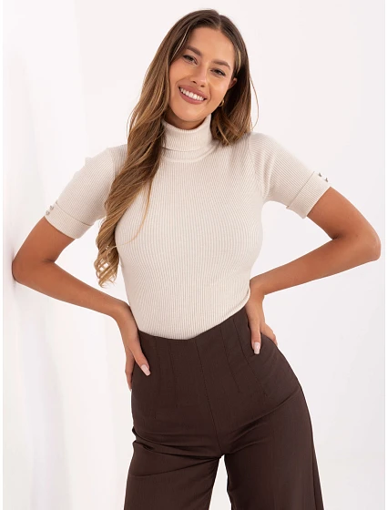 Jumper PM SW FG577.47 světle béžový Jumper PM SW FG577.47 světle béžový