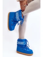 Dámské modré boty do sněhu se zavazováním Soia Dámské modré boty do sněhu se zavazováním Soia