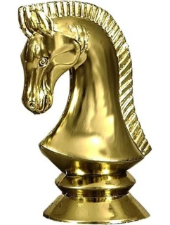 Plastová šachová figurka - hlava koně - F2260/G F164/G