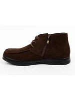buty męskie skórzane brązowe na model 22556217 - Lee Cooper