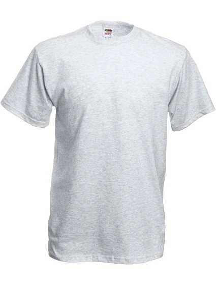 Fruit of the Loom Heavy Cotton T Tričko 16.1212 heather grey Fruit of the Loom Heavy Cotton T Tričko 16.1212 heather grey