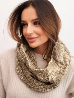 model 21859499 Dámská čepice s kapucí zelená neonová - K-Fashion