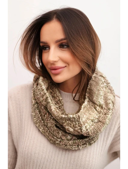 model 21859499 Dámská čepice s kapucí zelená neonová - K-Fashion