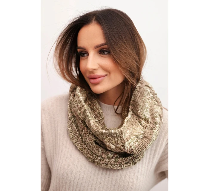 model 21859499 Dámská čepice s kapucí zelená neonová - K-Fashion