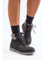 Zateplené dámské kotníkové boty černé model 21676755 - Lee Cooper Zateplené dámské kotníkové boty černé model 21676755 - Lee Cooper