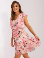 Šaty DHJ SK 31274 3.21 béžové