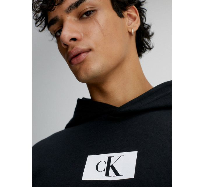 Pánské spodní prádlo Heavyweight Knits L/S HOODIE 000NM2416EUB1 - Calvin Klein