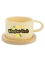 Personalizovaný keramický hrníček "MAKRONKA" s letním ovocem