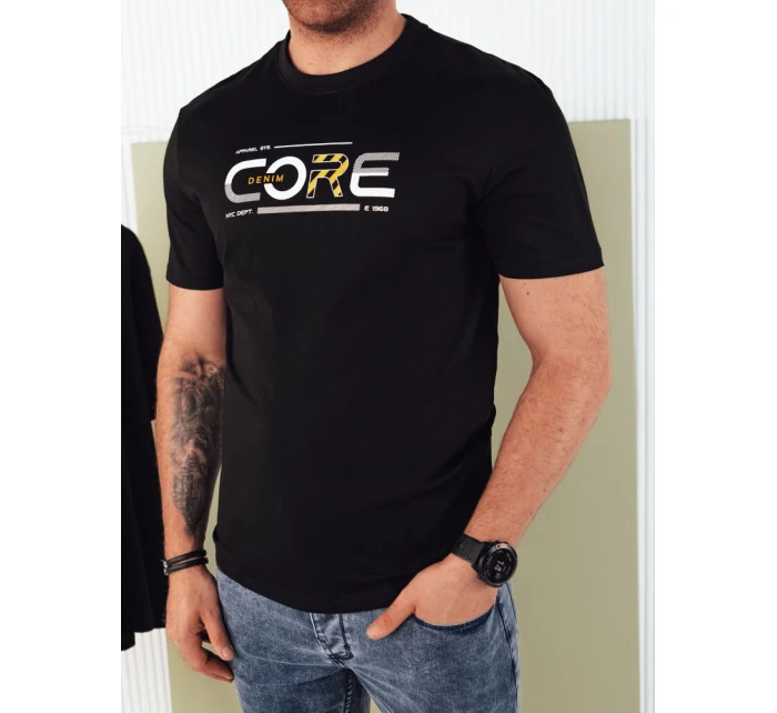 Pánské tričko s potiskem černé Dstreet model 21973813 - FashionStreet