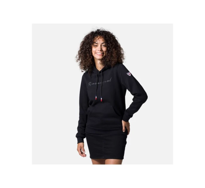 W Logo Mikina s kapucí model 21447057 černá - Rossignol W Logo Mikina s kapucí model 21447057 černá - Rossignol