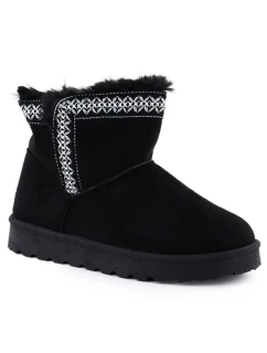 Dámské sněhule semišové černé Potocki 06303