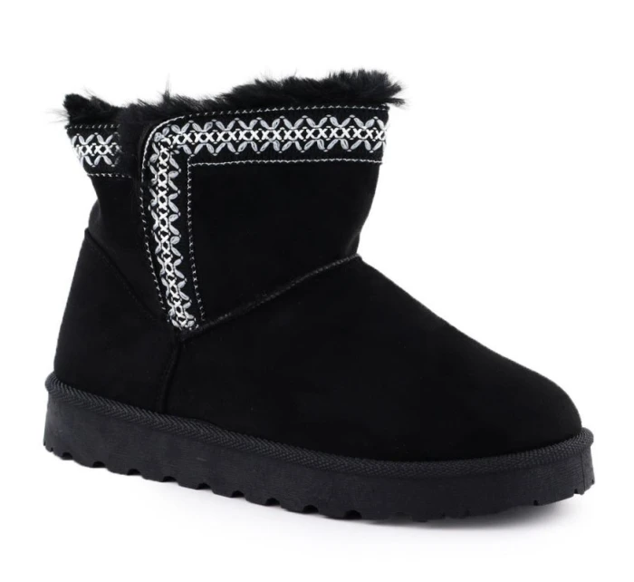 Dámské sněhule semišové černé Potocki 06303