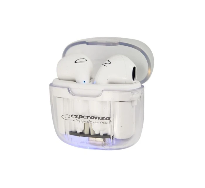 ESPERANZA BLUETOOTH SLUCHÁTKA DO UŠÍ TWS ANTHE WHITERDERA EH237W