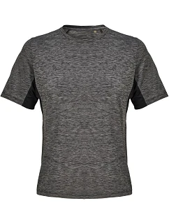 SOL'S Storm Unisex interlock sportovní tričko 25.4810 melange black/black