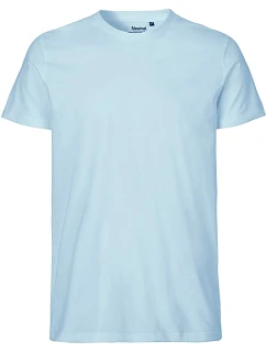 Neutral O 61001 Pánské tričko z bio bavlny 77.6101 light blue