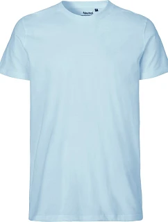 Neutral O 61001 Pánské tričko z bio bavlny 77.6101 light blue