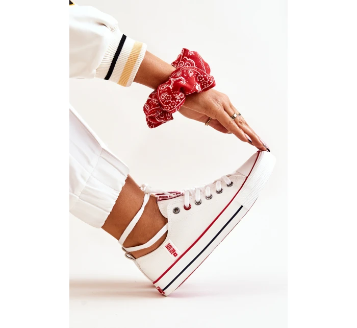 Dámské Tenisky BIG STAR JJ274123 Bílý Dámské Tenisky BIG STAR JJ274123 Bílý