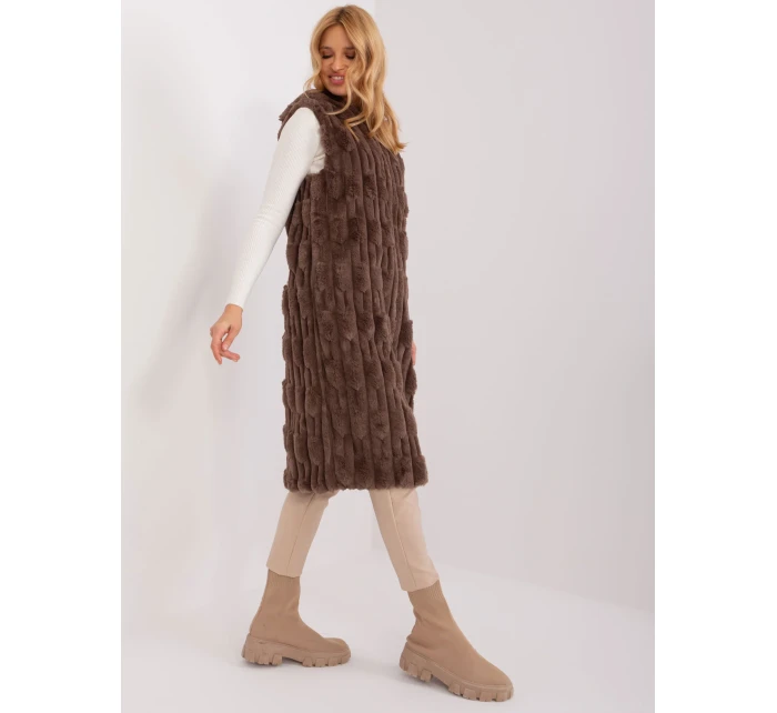 Kamizelka AT KZ brązowy model 19367716 - FPrice Kamizelka AT KZ brązowy model 19367716 - FPrice