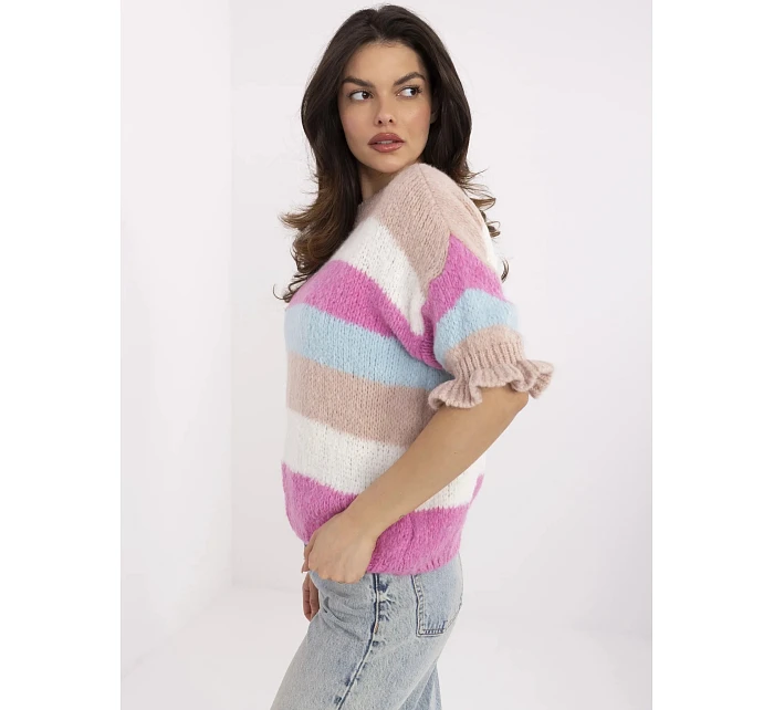 Jumper MI SW 1903.94 bílý růžový