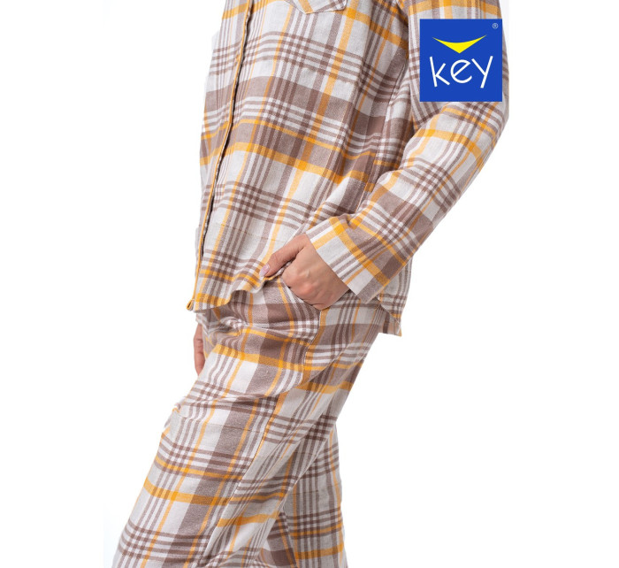 Dámské rozepínací pyžamo LNS model 18807413 B23 2XL4XL - Key