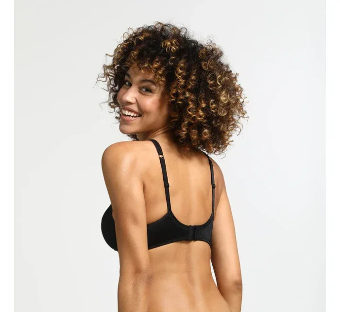 Dámská podprsenka bez kostic DIM GENEROUS WIREFREE BRA - DIM - černá