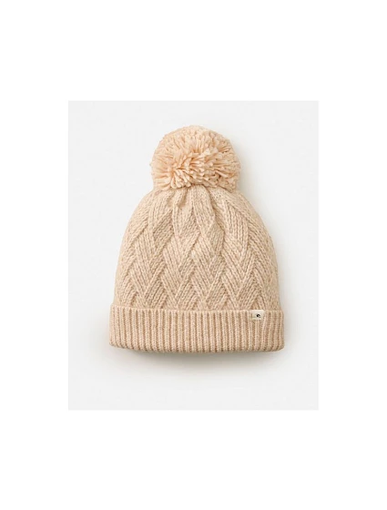 Čepice RIP CURL Premium Reg Pom Pom Beanie, béžová