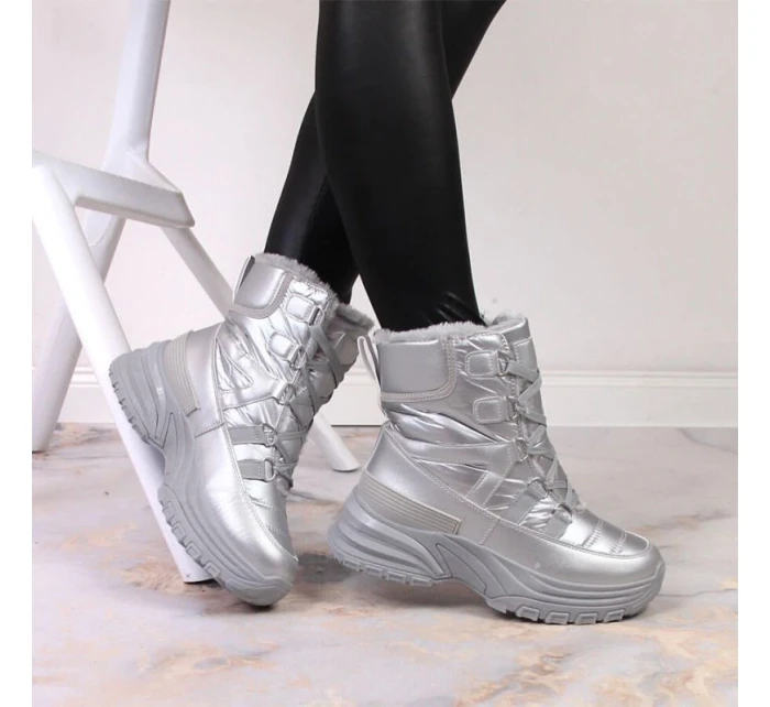 Potocki W WOL117B metalické šněrovací sněhule