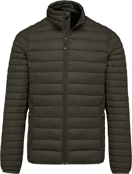 Kariban K 6120 Lehká pánská prošívaná bunda 20.6120 dark khaki Kariban K 6120 Lehká pánská prošívaná bunda 20.6120 dark khaki
