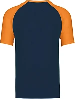 Kariban K 330 Baseballové tričko 20.K330 navy/orange