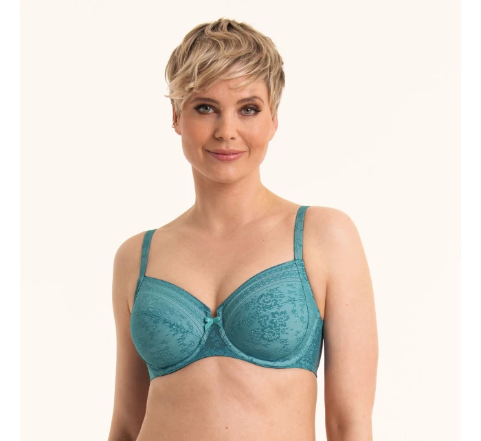 Fleur podprsenka s kosticí 5653 light smaragd - RosaFaia