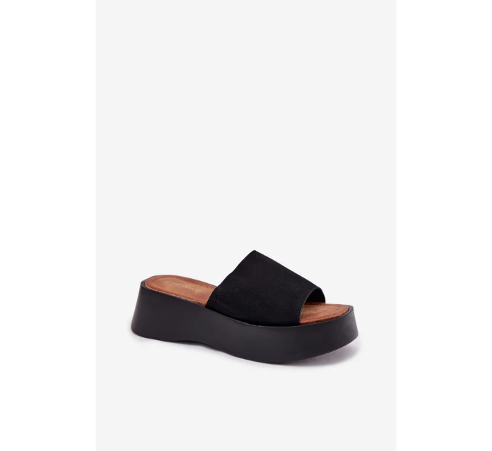 Dámské sandály na platformě Černé model 21951453 - Boto