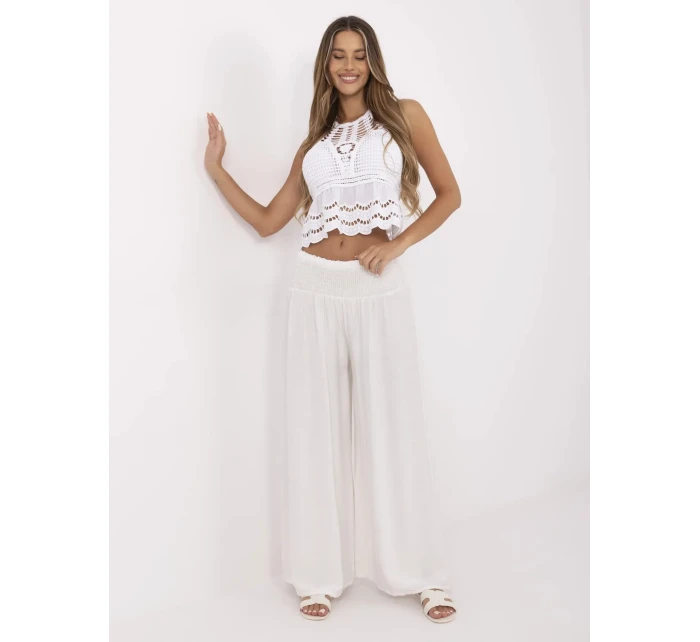 Spodnie MI SP model 21151232 ecru - FPrice Spodnie MI SP model 21151232 ecru - FPrice