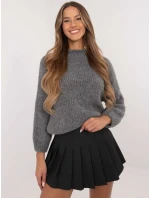 Jumper MI SW model 20694967 tmavě šedý - FPrice Jumper MI SW model 20694967 tmavě šedý - FPrice