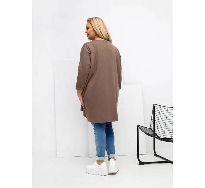 Halenka RV BZ A1076.00 tmavě lila Halenka RV BZ A1076.00 tmavě lila